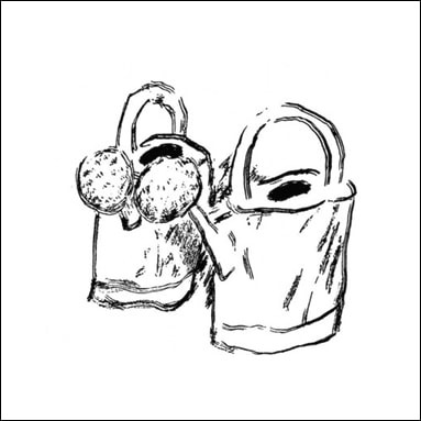 Deux arrosoirs (Bonnard)