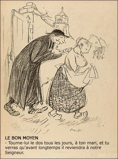 Dessin paru dans l'Assiette au Beurre