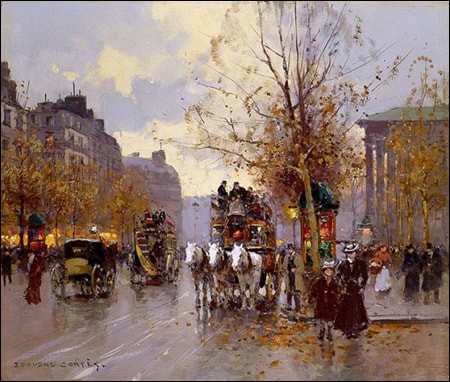 EDOUARD CORTES - OMNIBUS PLACE DE LA MADELEINE
