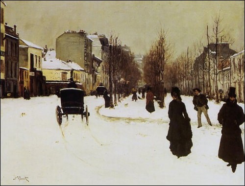 NORBERT GOENEUTTE - L'AVENUE DE CLICHY A PARIS