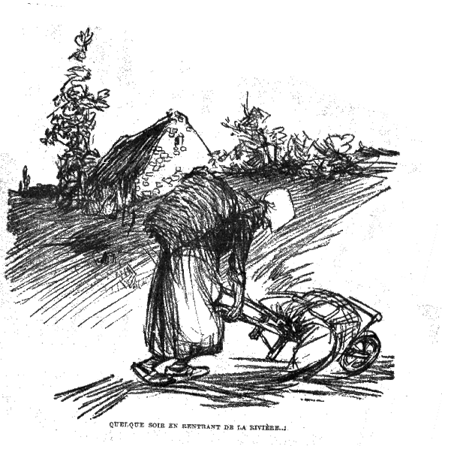 Honorine et sa brouette (Poulbot)