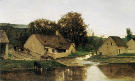CHARLES-FRANÇOIS DAUBIGNY - LE HAMEAU D'OPTEVOZ