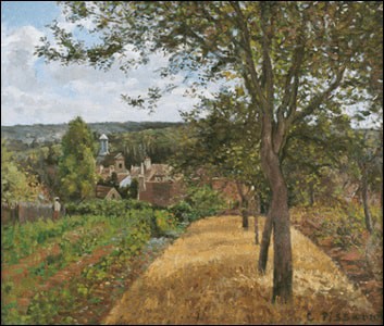 CAMILLE PISSARRO - VUE DE LOUVECIENNES